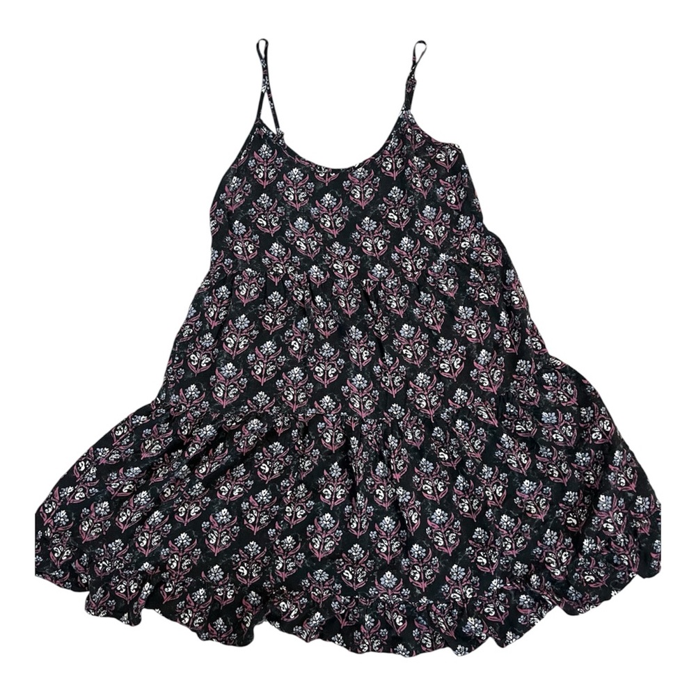 Mossimo Supply Co. Black and Purple Floral Dress